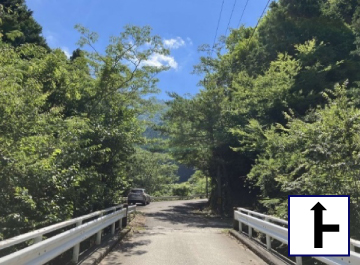 Ｂ地点：起点から1.9km